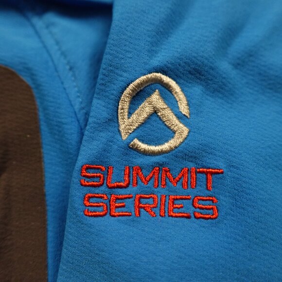 The North Face Summit Series Softshell Jacket Blue/Gray Men’s Size Large - Picture 3 of 13